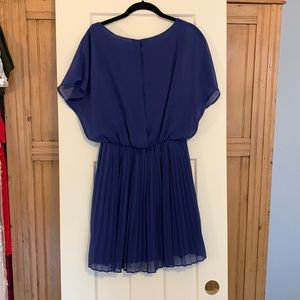 Lush short navy blue dress